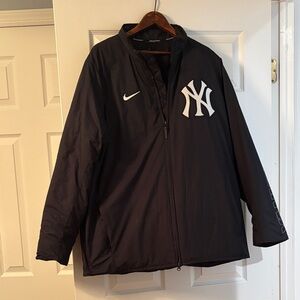 Nike Black Yankees Logo Jacket